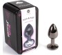 Secretplay Toys SECRETPLAY - GUNMETAL BUTT PLUG SMALL SIZE 7 CM