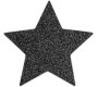 Bijoux Flash Collection BIJOUX - INDISCRETS FLASH BLACK STAR NIPPLE CAPS