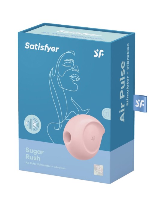 Satisfyer Air Pulse GAISA PULSU STIMULATORS AR VIBRĀCIJU — rozā