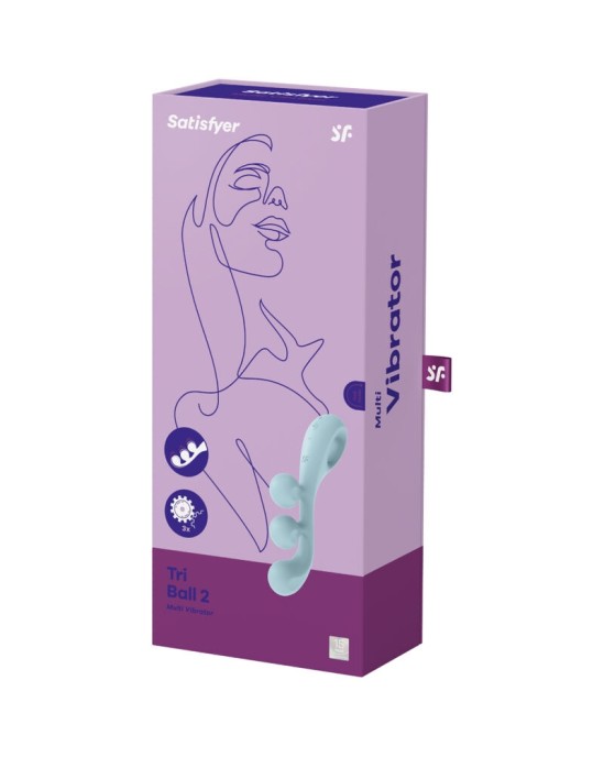 Satisfyer Vibrator SATISFYER TRI BALL 2 MULTI VIBRATOR - BLUE