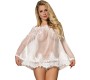 Subblime Babydolls SUBBLIME BABYDOLL - БЕЛЫЙ РАСКЛЕШЕННЫЙ РУКАВ S/M