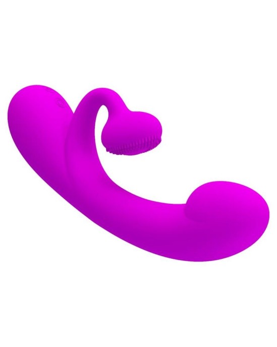 Pretty Love Flirtation PRETTY LOVE - SINCERE SILICONE VIBRATOR AND STIMULATOR violets