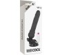 Basecock REALISTIC VIBRATOR REMOTE CONTROL BLACK 19.5 CM