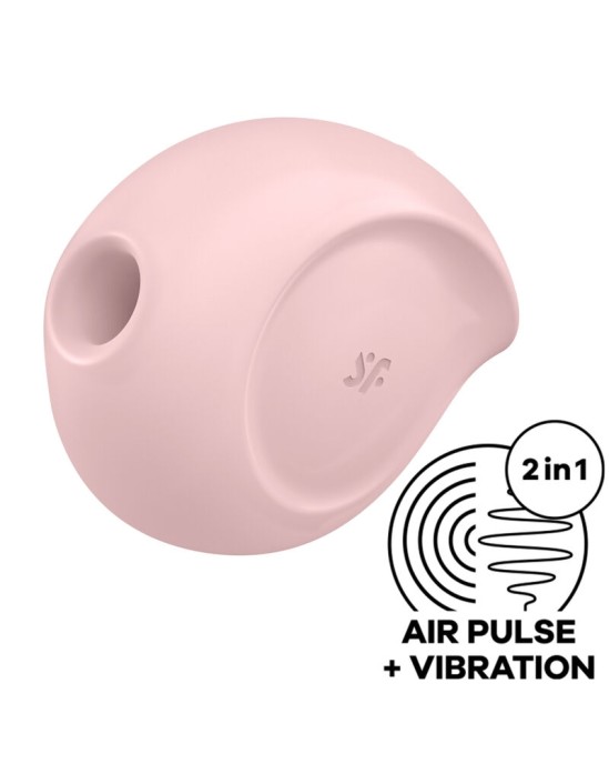 Satisfyer Air Pulse GAISA PULSU STIMULATORS AR VIBRĀCIJU — rozā