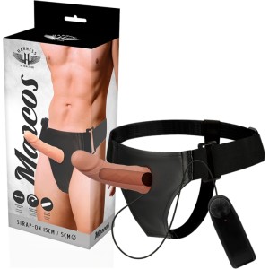 Harness Attraction Dobs Dildo ar strap-on un vibrāciju 15 X 5 CM