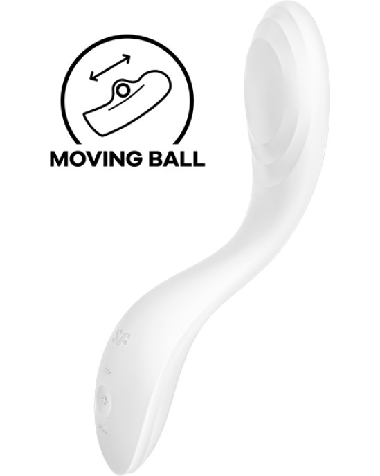 Satisfyer Vibrator ВИБРАТОР SATISFYER RRROLLING PLEASURE G-SPOT - БЕЛЫЙ