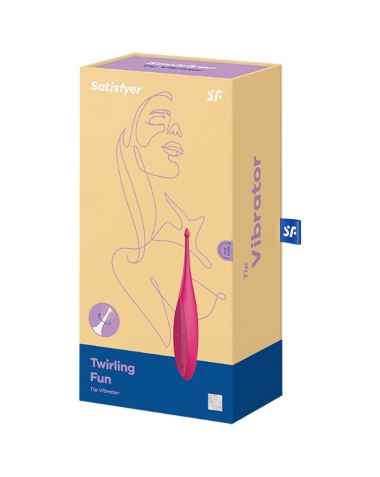 Satisfyer Vibrator ВИБРАТОР SATISFYER TWIRLING FUN TIP - РОЗОВЫЙ