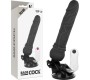 Basecock REALISTIC VIBRATOR REMOTE CONTROL BLACK 19.5 CM