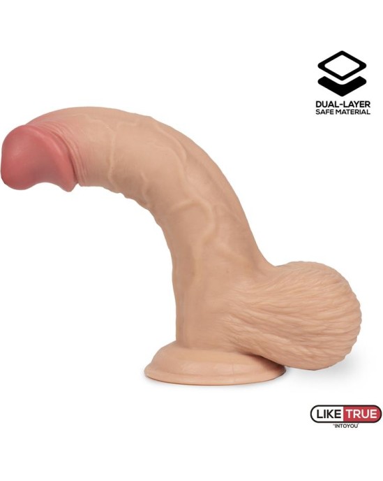 Liketrue Fentok Realistic Dildo Whole Eggs Sliding Skin Dual Layer 7.5