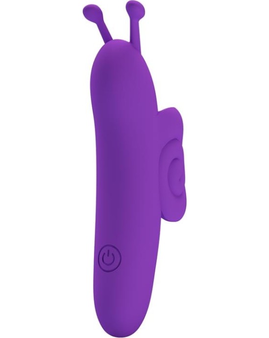 Prettylove Finger Vibrator Snail Purple
