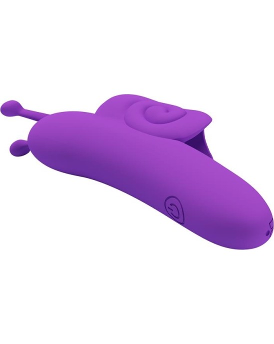 Prettylove Finger Vibrator Snail Purple