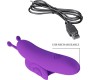 Prettylove Finger Vibrator Snail Purple