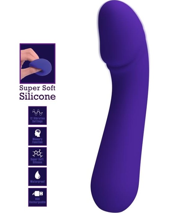 Prettylove Cetus Vibrator Purple