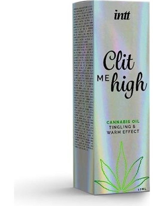 Intt Clitoris Stimulator Clit Me High With cannabis seed oil