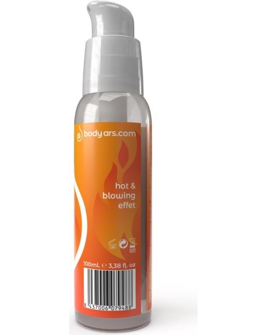 Body Ars Water Based Serum Dispenser Heat Effect Gel 100 ml