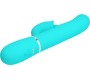 Prettylove Gigi Vibrator Licking and Thumping Turquoise