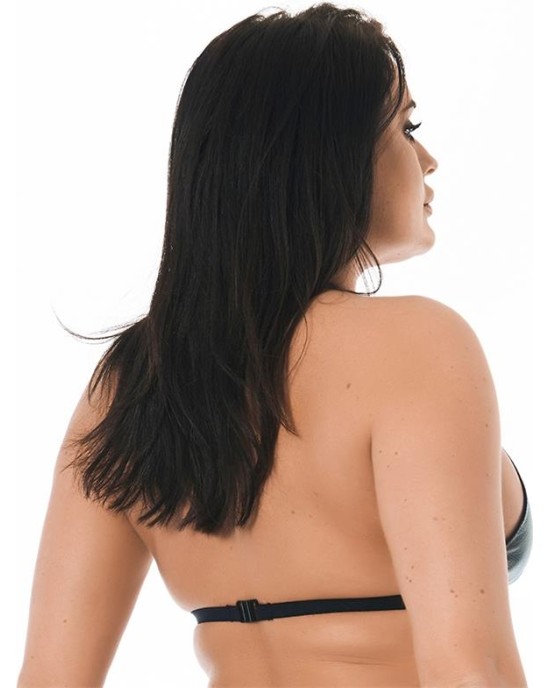 Bondage Play Leather Bra One size