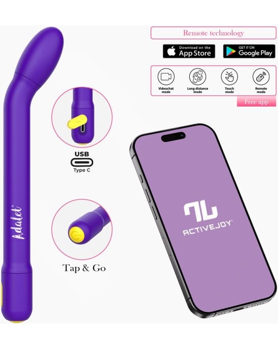 Adalet Gently G-Point Vibrator with APP Purple