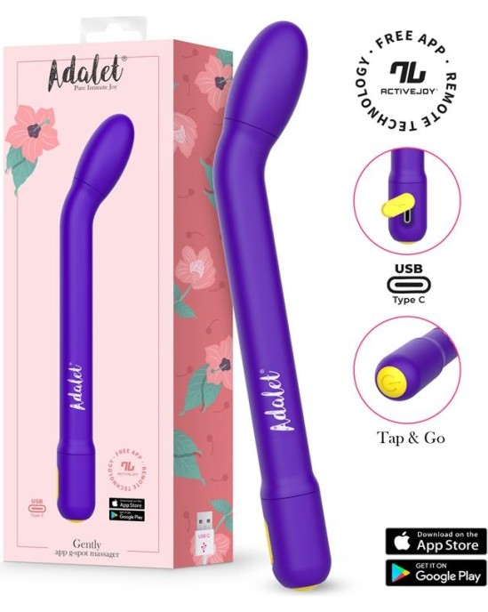Adalet Gently G-Point Vibrator with APP Purple