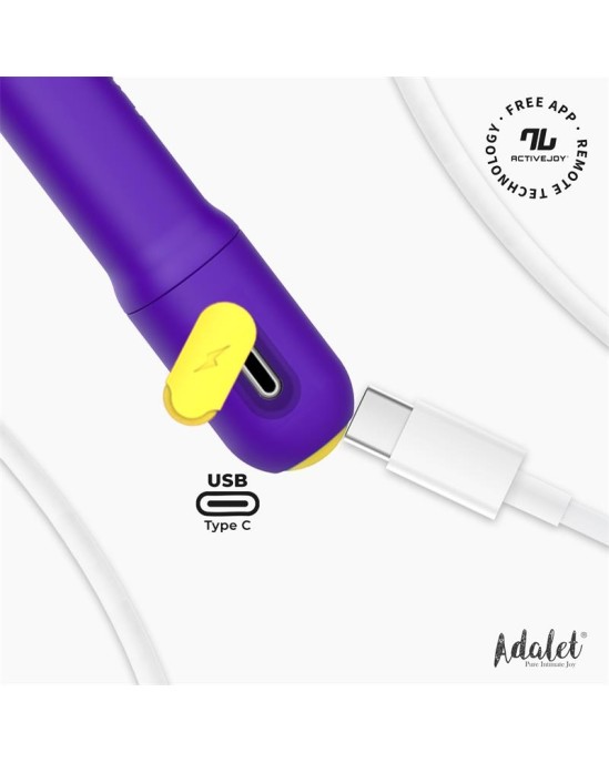 Adalet Gently G-Point Vibrator with APP Purple