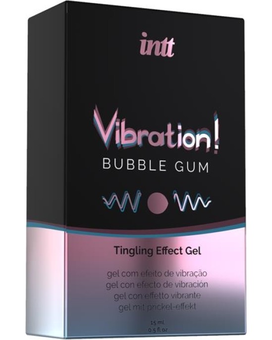 Intt Liquid Vibrator Bubble Gum Aroma 15 ml
