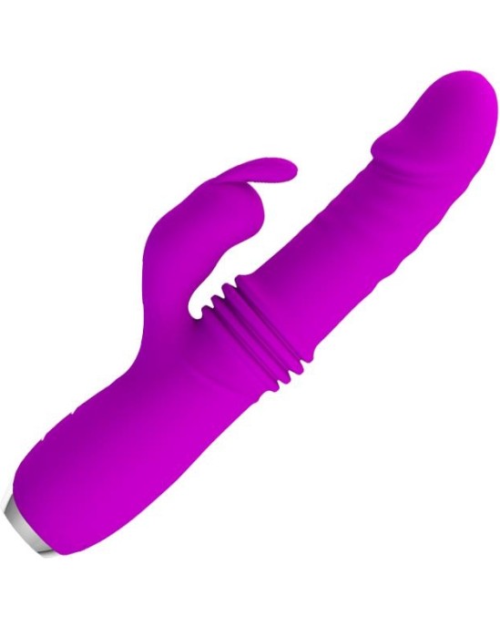 Prettylove Dorothy Thrusting Vibrator USB Purple
