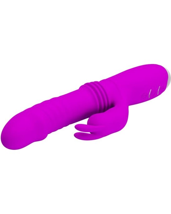 Prettylove Dorothy Thrusting Vibrator USB Purple