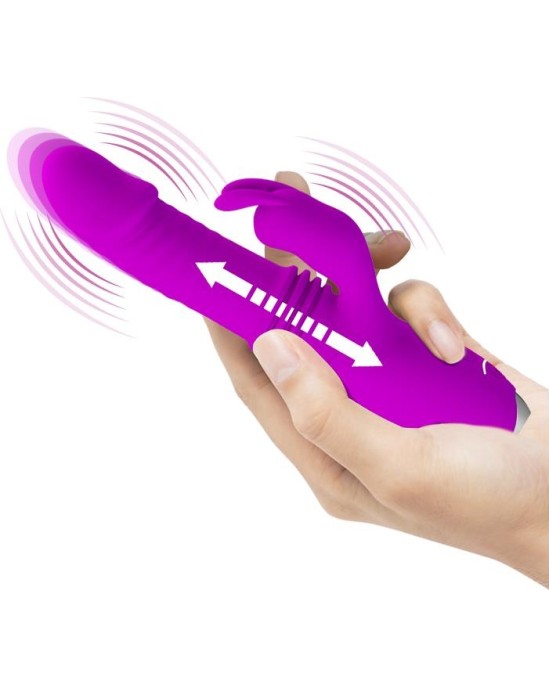Prettylove Dorothy Thrusting Vibrator USB Purple