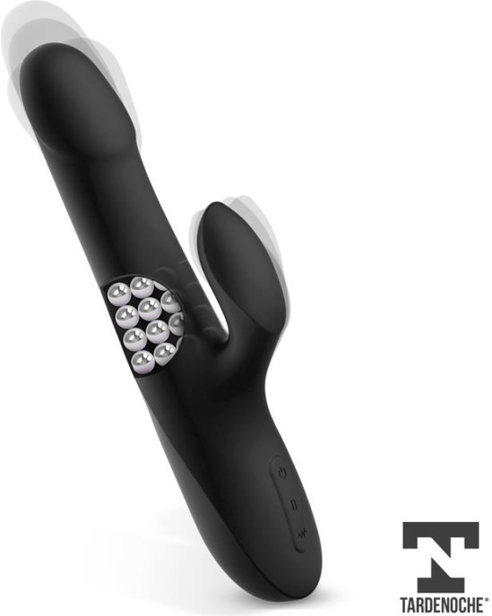 Tardenoche Squidy Vibe with Thrusting Movement and Rotating Beads USB Silicone