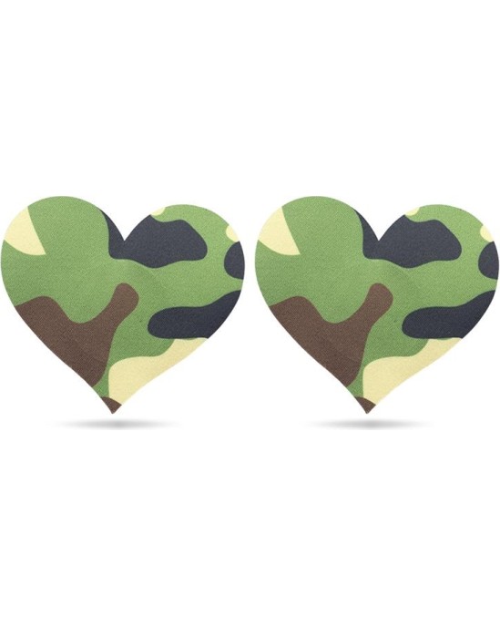Lovetoy Pack Nipple Covers Star and Heart Camouflage