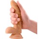 Max & Co Sam Realistic Dildo with Testicles 7.1 Flesh