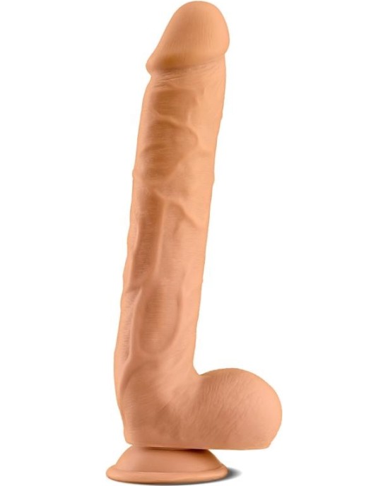 Max & Co Ben Realistic Dildo with Testicles 10.2 Flesh