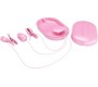 Prettylove Surprise Box Vibrating Egg and Electric Shock Nipple Clamps Pink