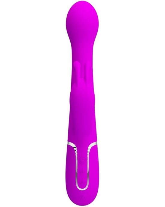 Prettylove Vibe with Thrusting and Rotating Beads Dejon Pink