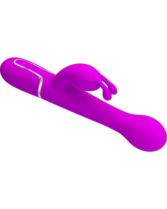 Prettylove Vibe with Thrusting and Rotating Beads Dejon Pink