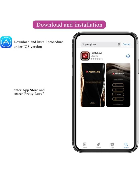 Prettylove Baird G-Spot Vibrator wih App
