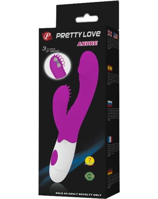 Prettylove Vibrador Andre Color P?rpura