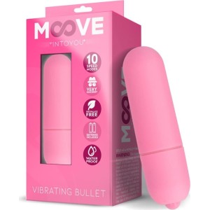 Moove Vibrating Bullet 10 Speeds Pink