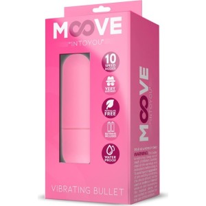 Moove Vibrating Bullet 10 Speeds Pink