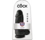 King Cock Dildo with Balls Chubby 9 Black