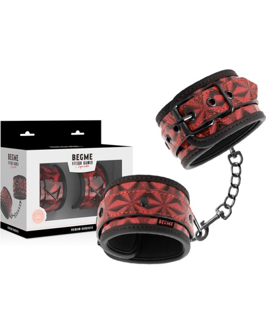 Begme Red Edition BEGME - RED EDITION PREMIUM HANDCUFFS WITH NEOPRENE LINING