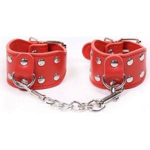Ohmama Fetish ADJUSTABLE HANDCUFFS WITH METAL CHAIN