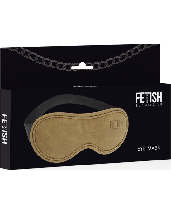 Fetish Submissive Origin FETISH SUBMISSIVE ORIGEN - VEGAN LEATHER MASK WITH NEOPRENE LINING