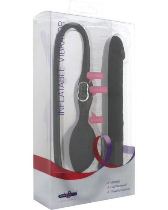 Seven Creations BLACK INFLATABLE VIBRATOR