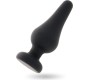 Intense Anal Toys Anālais silikona spraudnis melns 13 CM