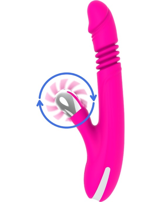 Diversia Vibrators ar klitora stimulātoru 24 CM