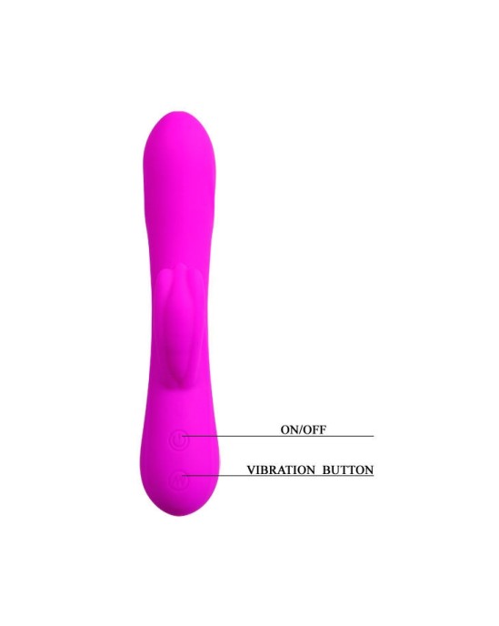 Pretty Love Flirtation BARRETTE VIBRATOR WITH CLIT STIMULATION