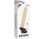 Basecock Reālistisks vibrators ar pulti 21 CM