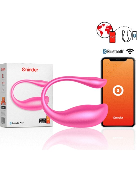 Oninder NAIROBI VIBRATING EGG rozā - FREE APP