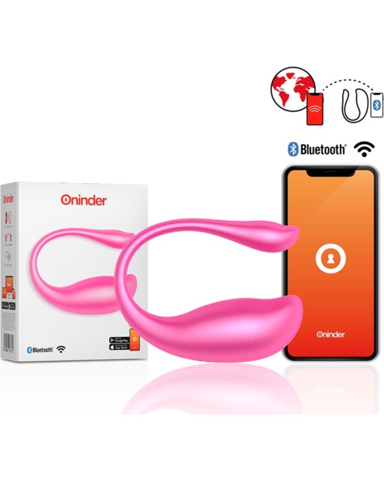 Oninder NAIROBI VIBRATING EGG rozā - FREE APP